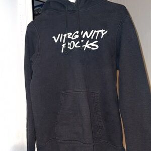 Black Graphic Hoodie Sweater
